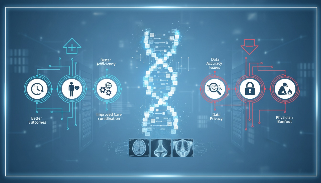 Pros and Cons of Electronic Health Records - Created by PostDICOM